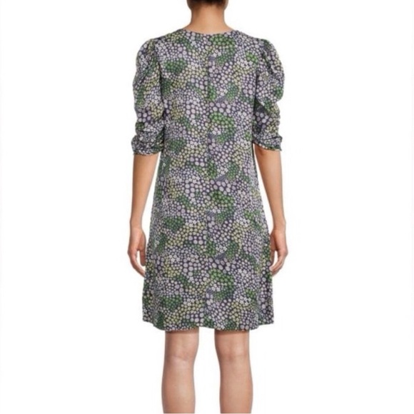 See By Chloe Floral Spring Shift Puff Short Sleeve Mini Dress Vacation Size 38/6 - Picture 3 of 13